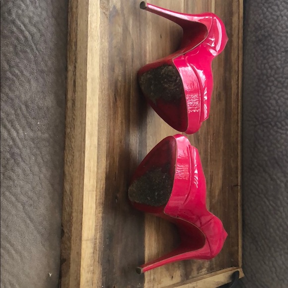 Christian Loubiton Hot Pink Lady peep size 37 - Picture 5 of 6